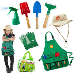 Born Toys Kids Gardening Tool Set for Ages 3-7