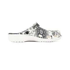 EVA Foam Rubber Shoes with Floral Design