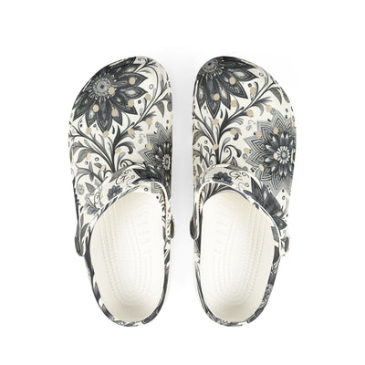 EVA Foam Rubber Shoes with Floral Design