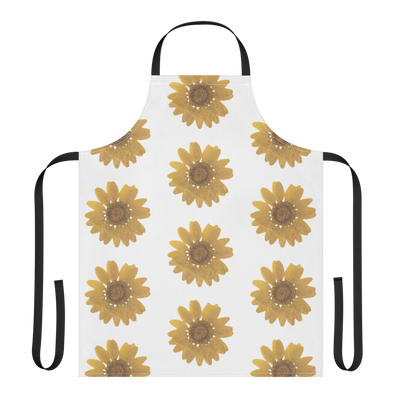 All-Over Print Yellow Daisy Apron