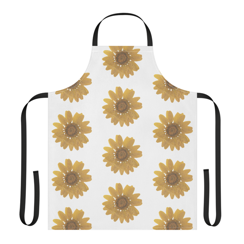 All-Over Print Yellow Daisy Apron