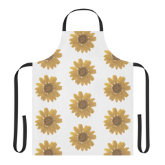 All-Over Print Yellow Daisy Apron