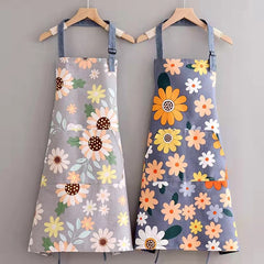 Modern Cotton Canvas Sunflower Apron