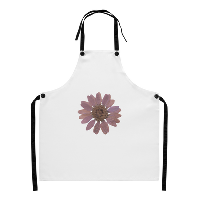 Pink Flower Print Apron