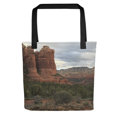 Sedona Red Rocks Print Tote Bag