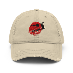 Distressed Ladybug Ball Cap
