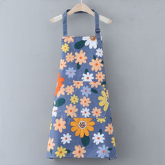 Modern Cotton Canvas Sunflower Apron