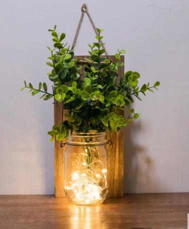 Solar Mason Jar Hanging Light